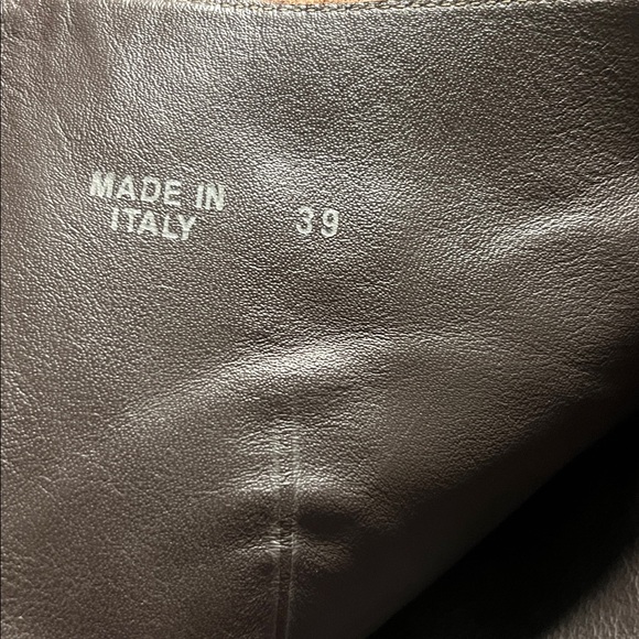 GOLDEN GOOSE Rose Bowl Boots Leather Equestrian Tall Boots BROWN Sz EU 39 - Picture 12 of 13